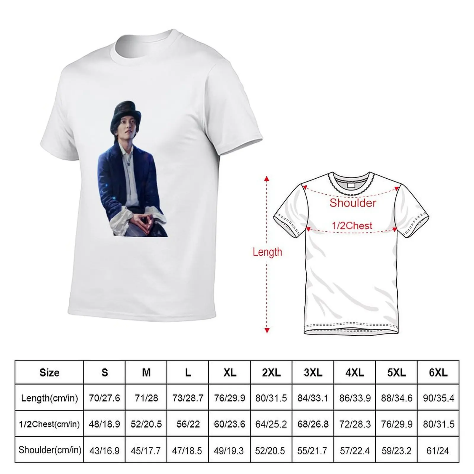 تي شيرت Ji Chang Wookfrom The Sound of Magic (2022) تي شيرت أساسي تي شيرت رجالي فاخر تي شيرت جرافيك تي شيرت #5