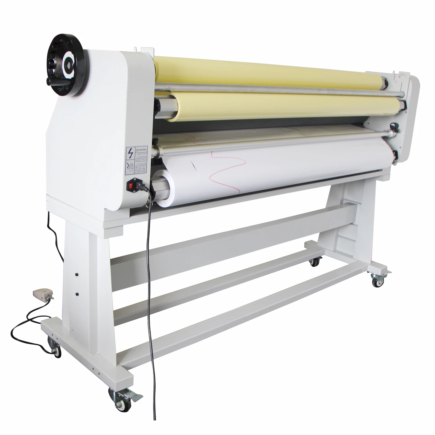 hot sales 160cm manual electric hot and cold laminating machine