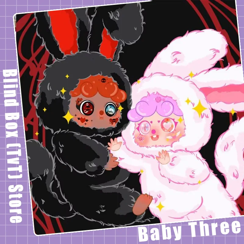

New 400% Baby Three Co-Branded Migo Blind Box Action Figure Toy Kawaii Dolls Mystery Box Children Birthday Girl Gift