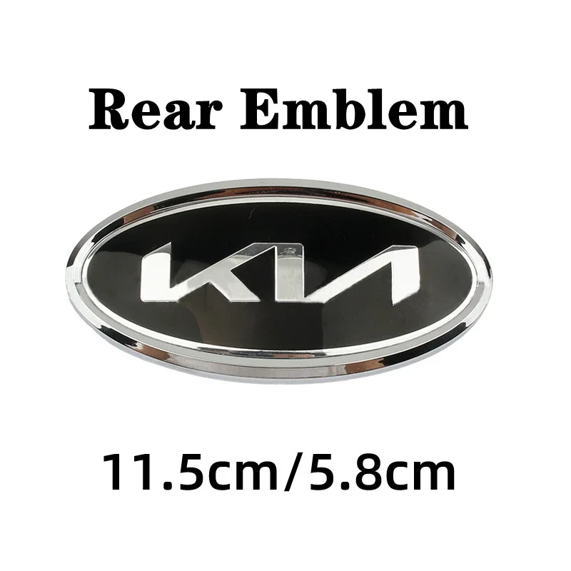 Car Front Hood Emblem Rear Trunk Badge Steering Wheel Center Sticker Hub Center Sticker for K5 Sportage R Sorento Carens