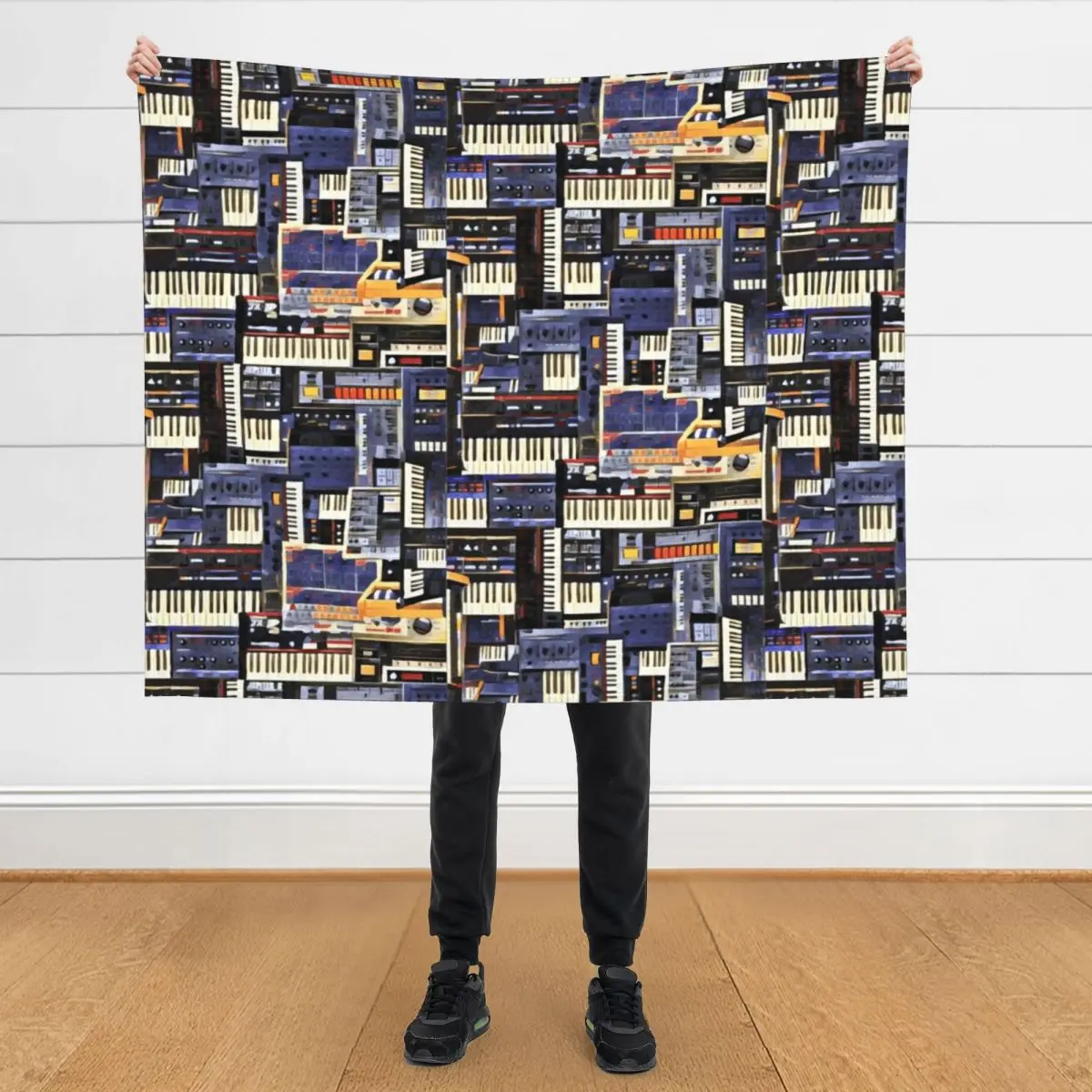 

Synthesizer Lover Artwork Throw Blanket Bed linens for sofa Plaid Blankets