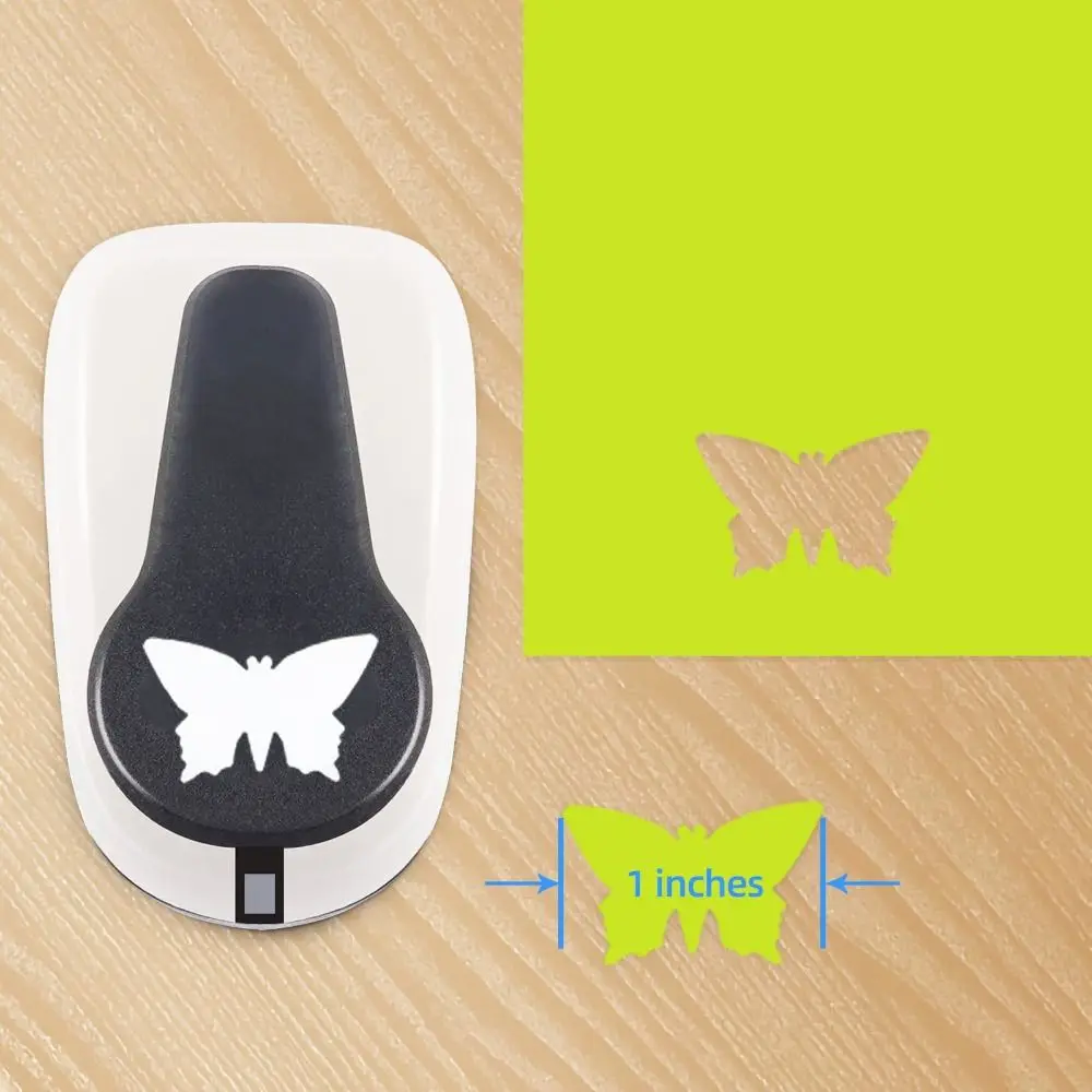 ABS Plastic Kid Hole Punch Craft Hole Punch DIY Paper Cutting Butterfly-shaped Hole Punch Handmade Scrapbooking