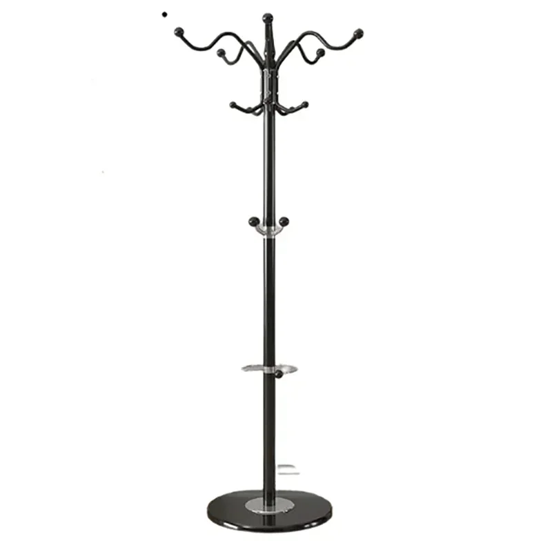 Modern Metal Coat Rack Versatile Use Multi-Purpose Use Foldable Design Adjustable Feet Scratch Resistant Noise Free