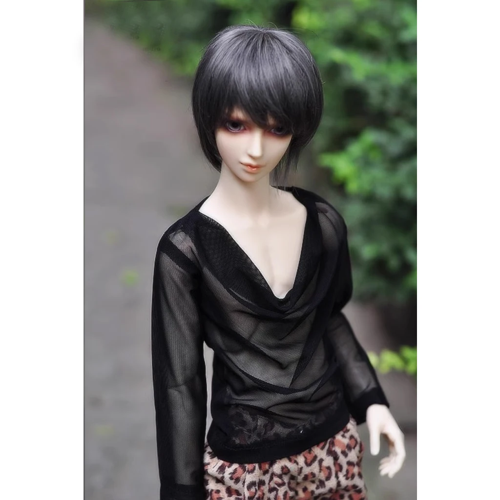 [wamami] 06# Black Fishnet T-Shirt 1/3 SD 1/4 MSD AOD DZ SD17 DZ70 BJD Dollfie