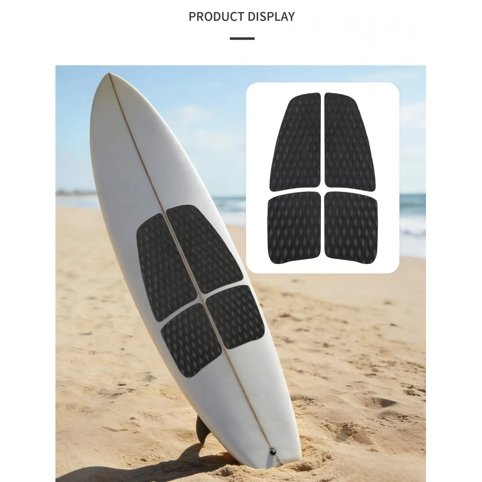 Anti Slip Surf Deck Traction Pad EVA Material Marine Accessory for Surfboards Shortboard Longboard Skimboard