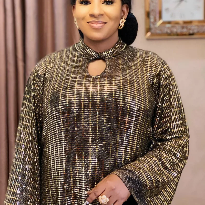 

2025 новый стиль, классические африканские платья для женщин, африканское Дашики, модное свободное длинное платье, африканское платье, африканская одежда