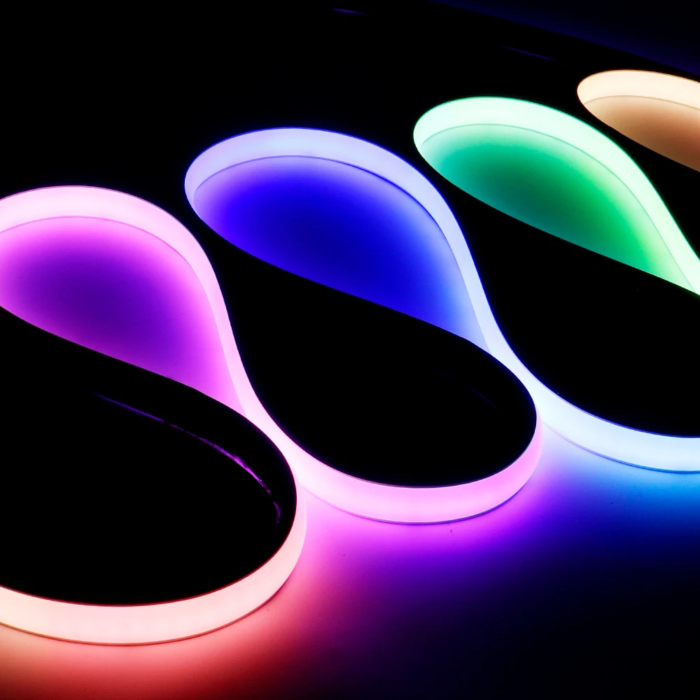 

5M 10M WS2811 RGBCCT RGBCW COB Neon Magic Light Strip 840LEDs/m High Density 5 IN 1 RGB + CCT Flexible LED lamp IP68 Waterproof