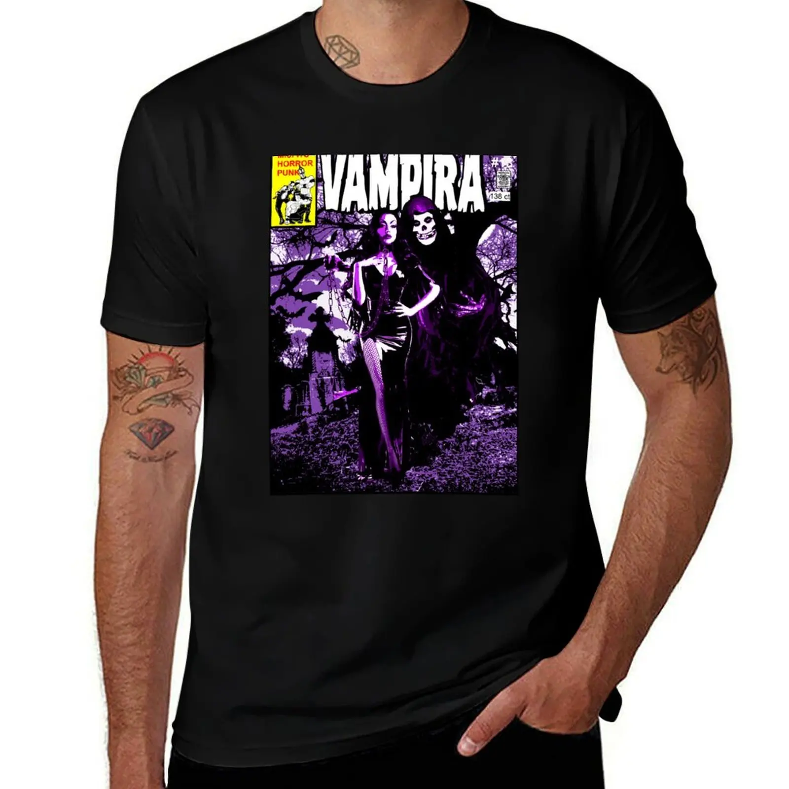 

Misfits - Vampira T-Shirt vintage anime shirt sublime shirts graphic fitted t shirts for men