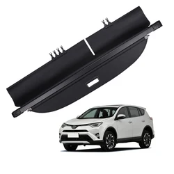 For 2014-2018 Toyota RAV4 Cargo Cover Trunk Retractable Parcel Rack Waterproof Shield Privacy Cargo Cover Auto accessories