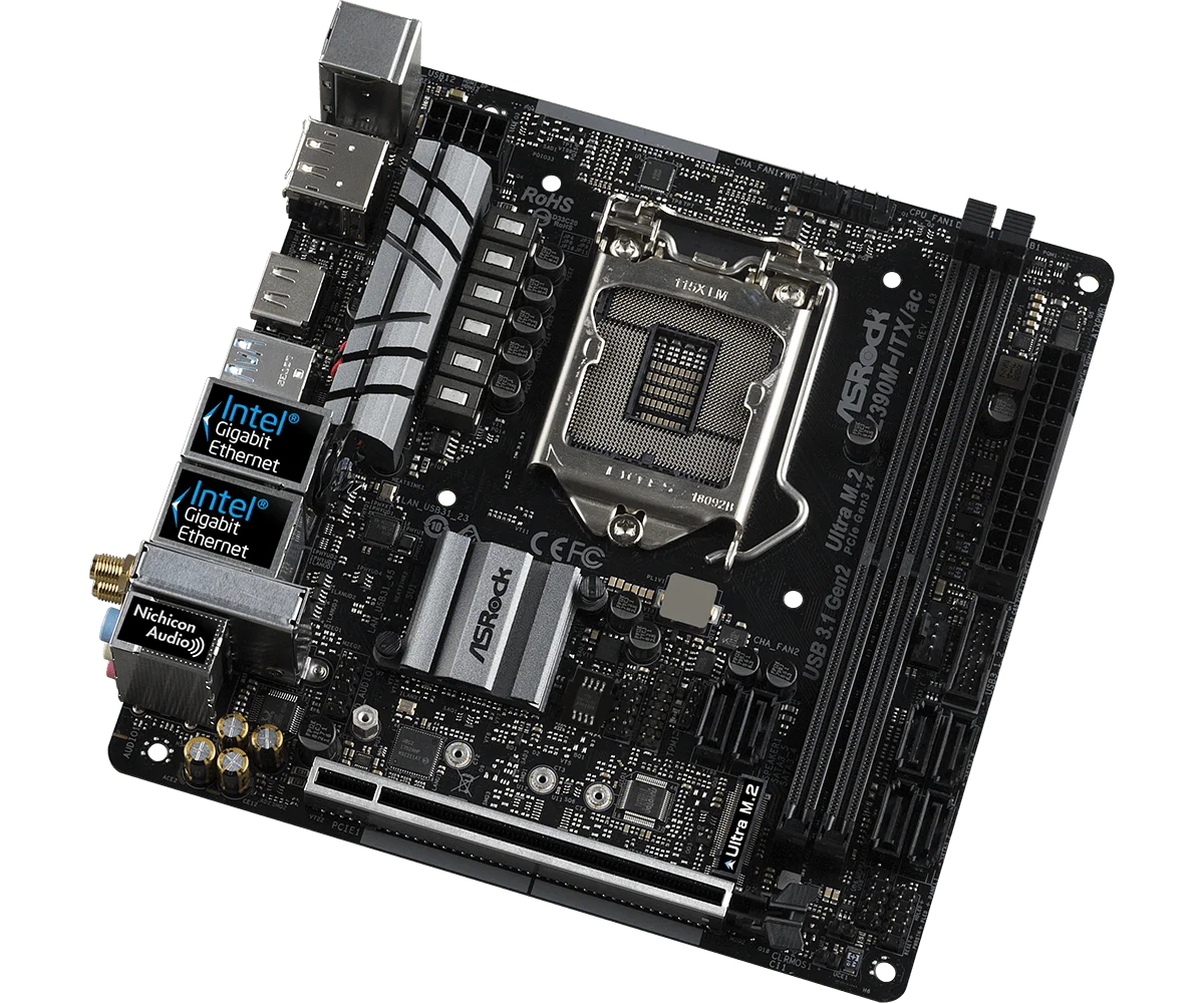 Placa-mãe Asrock Z390M-ITX/AC - Intel Cpu Core I9 avaliação e preço