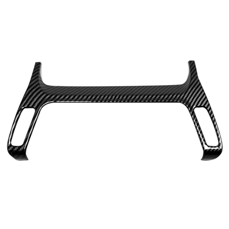 

Carbon Fiber Air Condition A/C Frame Cover Trim A/C Switch Panel For Toyota Harrier Venza XU80 2020 2021 2022