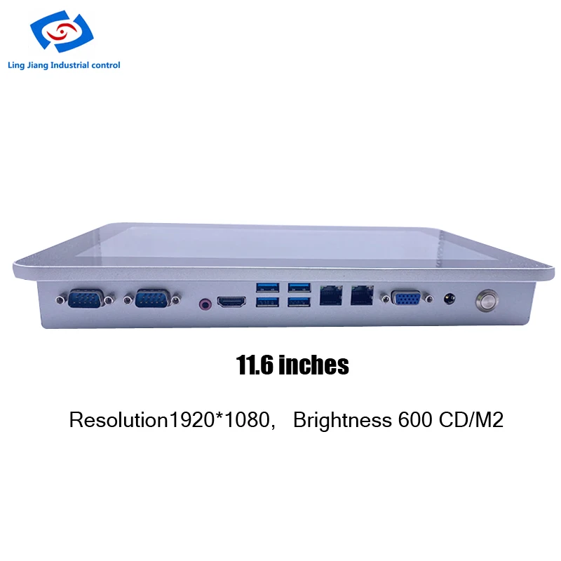 New Arrival 11.6 Inch  Fanless Touch Screen Panel PC With I5-8265U Processor For with 4 USB 3.0 and 2 Gigabit LAN Industry