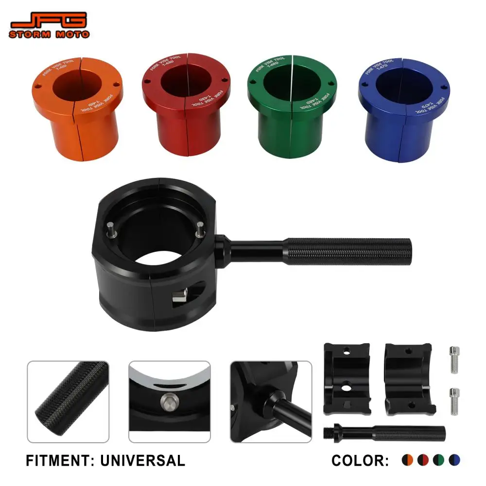 

Motorcycle Accessories Fork Vise Tool Handlebar Front Shock Absorber Removal Repair Pliers Wrench Set Universal Clamp Tile Parts