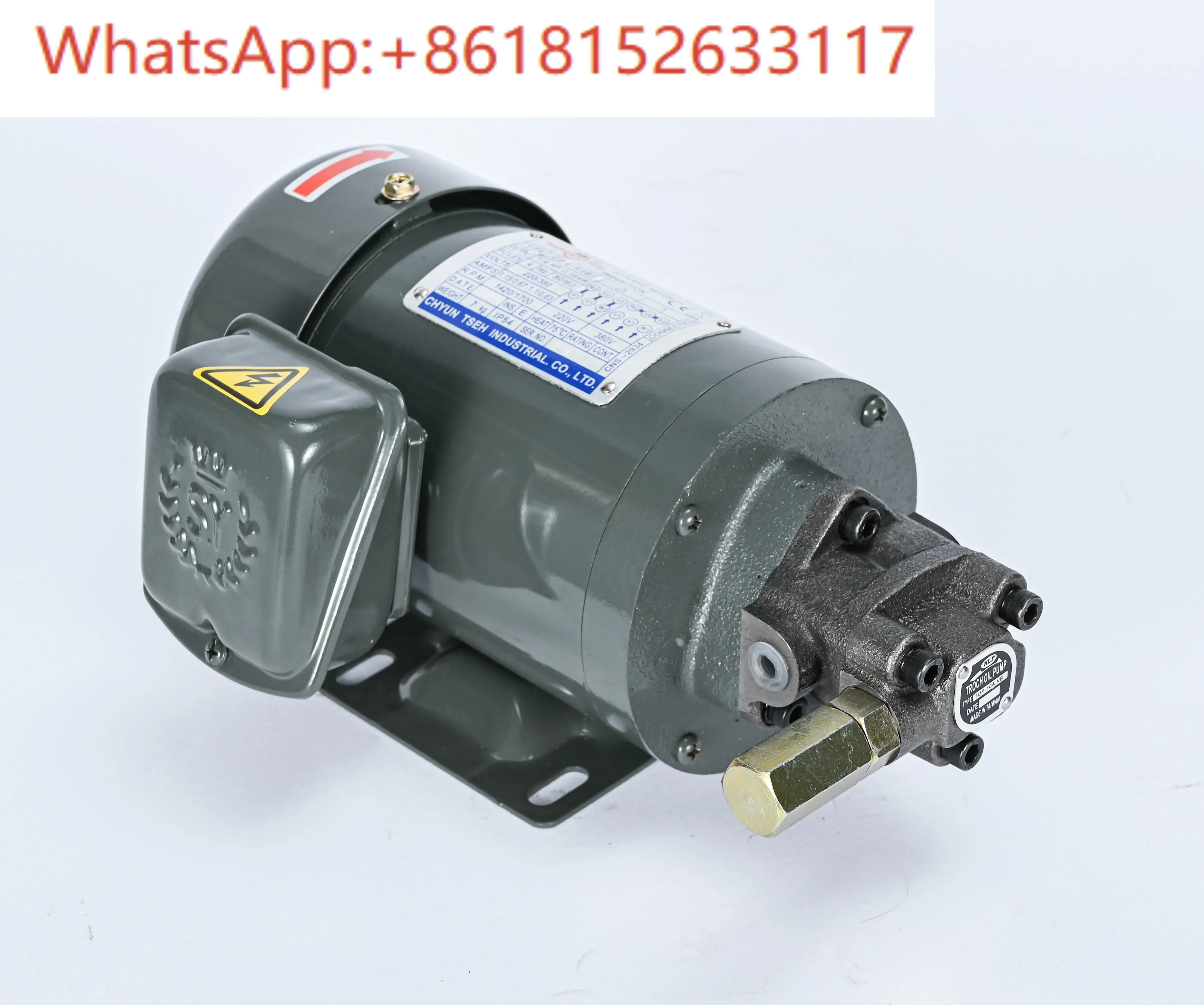 12A13A محرك مضخة زيت تشحيم ضخ صامت كبير شفط مضخة زيت مثلثة 220 فولت/380 فولت