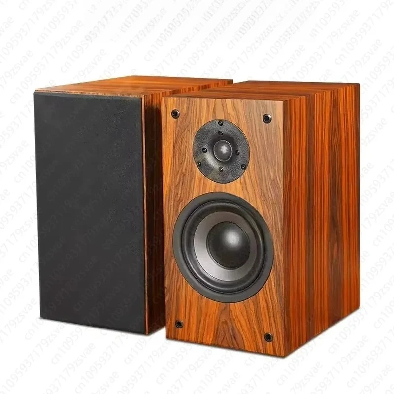 PY-01 2.0 Passive Bookshelf Speaker High Fidelity Audiophile Grade 6.5 Inch Wooden Home Audio System