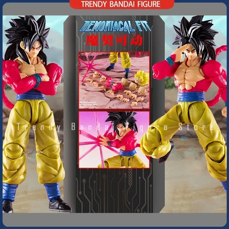 New DemoniacalFit Sun Goku [Untamed Power] Time Jumper Dragon Ball Z SSJ4 Super Saiyan4 Action Figure Anime Model Toys Hobby