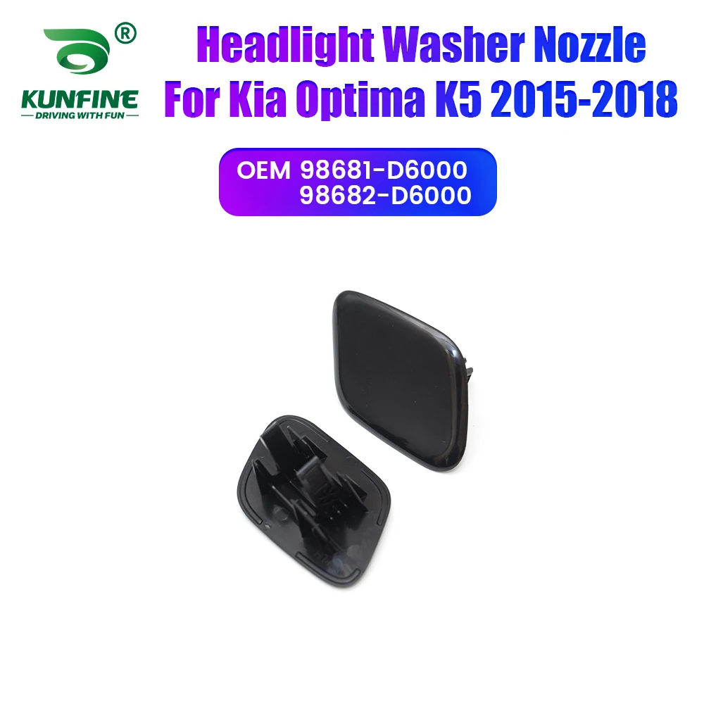 

Car Headlight Front Bumper Washer Spray Nozzle Jet Headlamp Pump Cover For Kia Optima K5 2015-2018 98681-D6000 98682-D6000