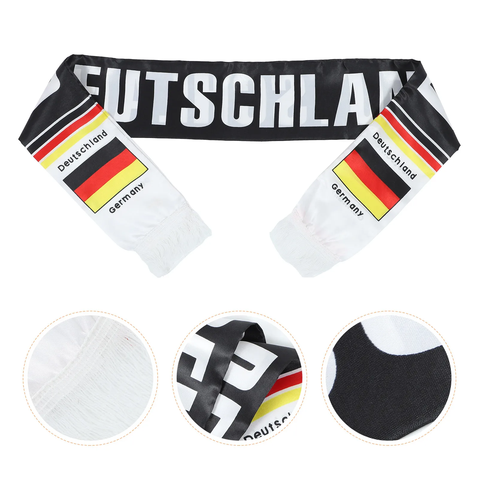 

2 шт. Футбольные шарфы для болельщиков из премиального атласа: праздничная атмосфера, аксессуар для спортивных мероприятий, подарок для любителей спорта