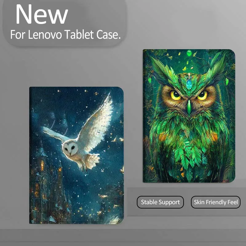

Owl Bird Popular Gift For Xiaoxin Lenovo Tab Pad K11 K10 M10 P11 3rd Plus Pro Legion Y700 Y900 Gen4 2 Tablet Case