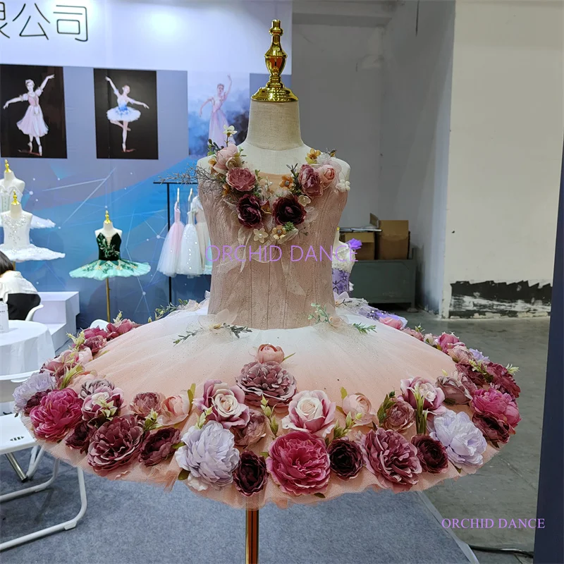 Professional 12 Layers Custom Size Kids Girls Adult Performance Wear Sugar Plum Fairy Ballet Tutu Costumes