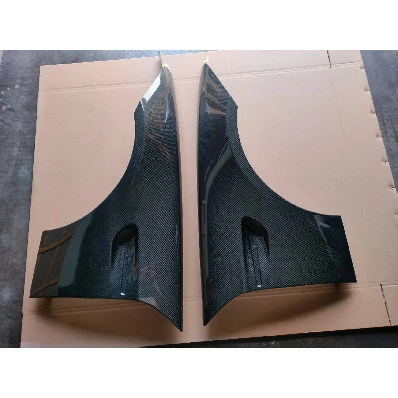 Weatherproof Carbon Fiber Vent Front Fenders Fit E90 2006-2011 Auto Front Wing Accessories