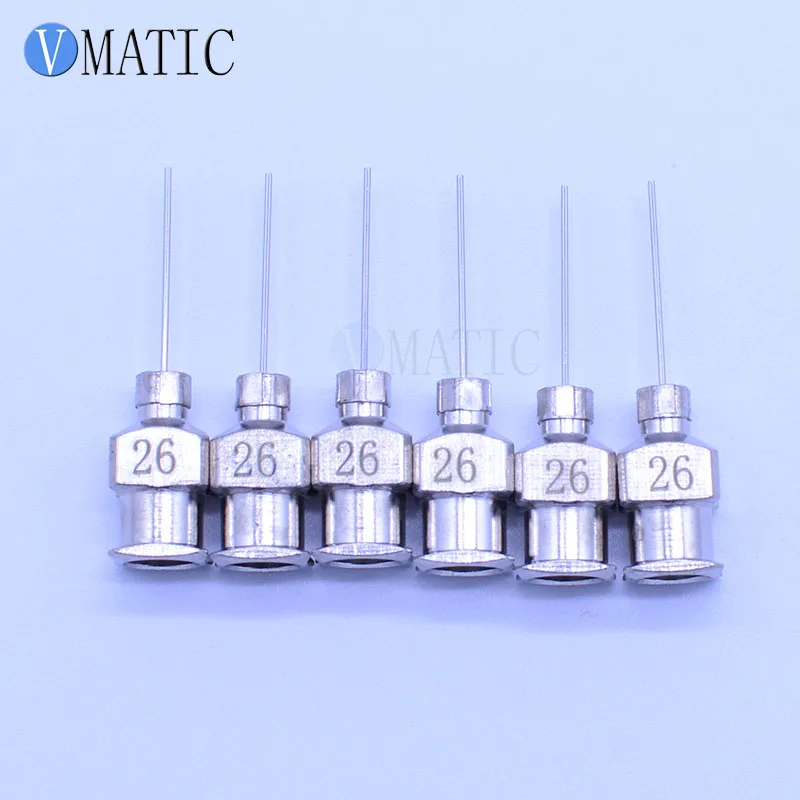 Hoge Kwaliteit 1/2 Inch Tip Lengte 26G Alle Metalen Tips Blunt Rvs 12Pcs Lijm Doseernaalden Spuit naald Tips