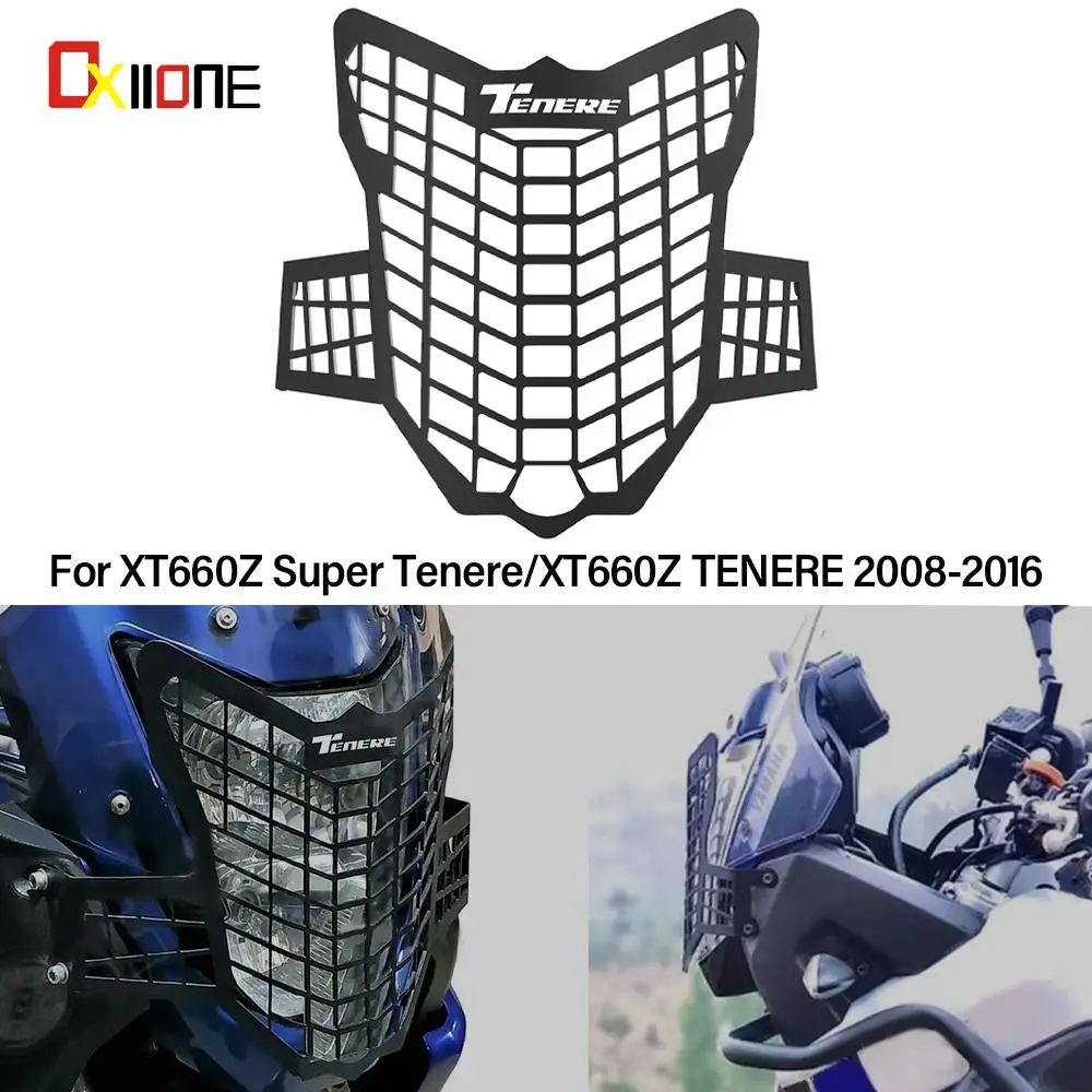 

FOR YAMAHA XT660Z SUPER TENERE 2008 -2016 2015 2014 2013 Motorcycle Accessories Headlight Guard Grille Protector Stainless Steel