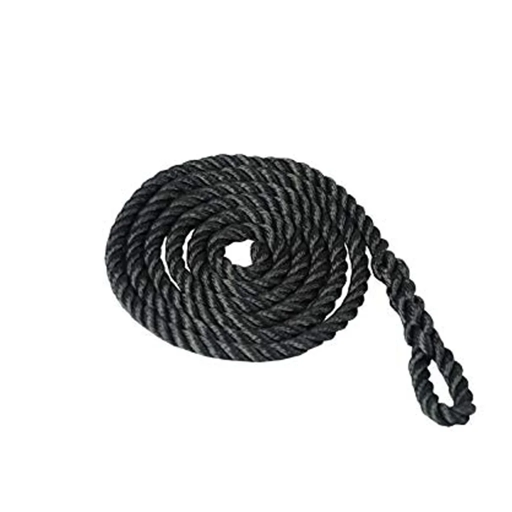 3/8'' x 6.5ft Bumper Whips Ship Boat Lifting Rope for Lots of boat fenders White/Black High strength Boat Fender Lines