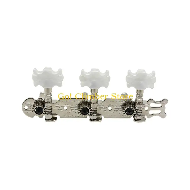 Q84C Set of 2 All Metal Sealed Guitar Tuners Noiseless Operations for Music Practice