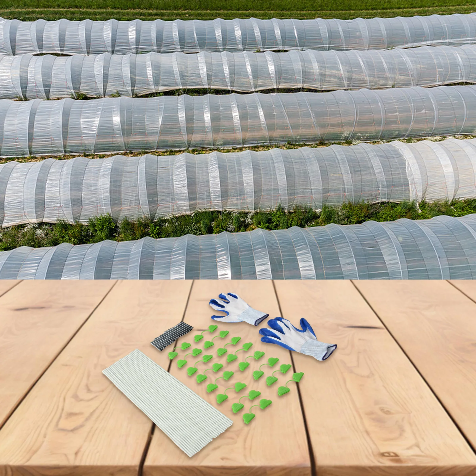 

Комплект для поддержки теплиц с регулируемыми кольцами из стекловолокна: Надежное решение для устойчивости растений во время роста.