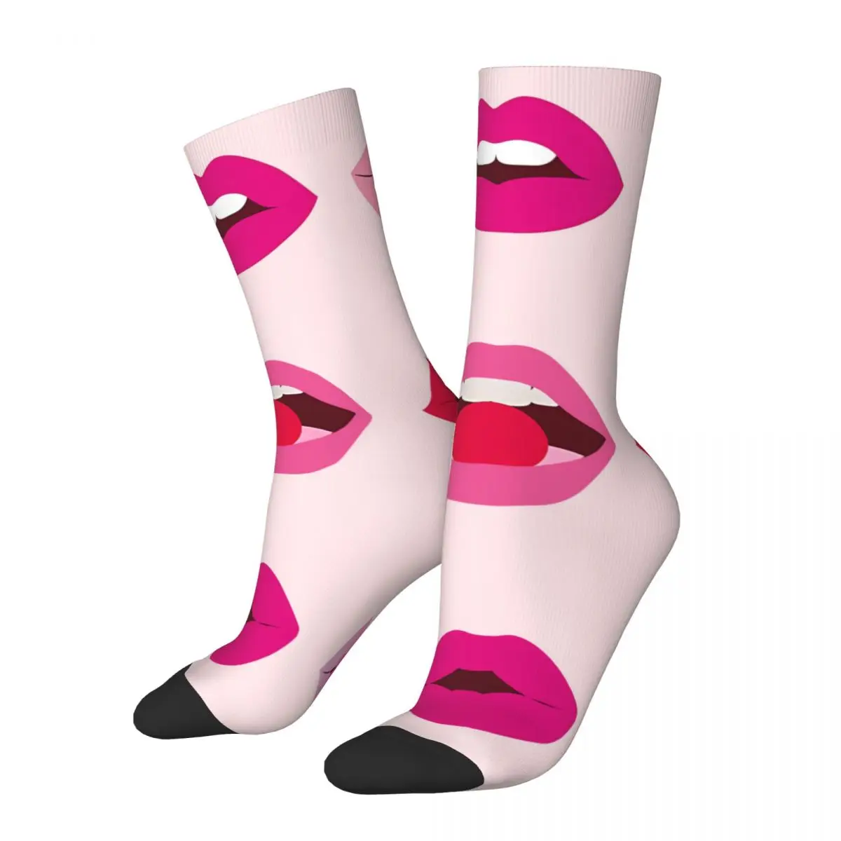 Nine Sexy Lip Socks Male Mens Women Summer Stockings Polyester