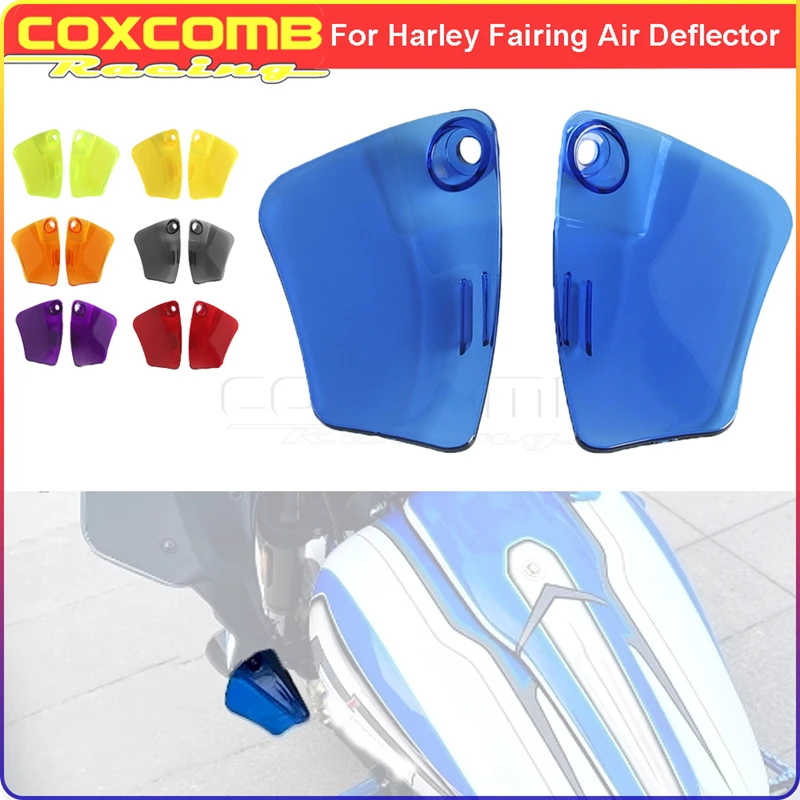 

Motorcycle Fairing Air Deflectors Headlight Side Wing Windshield High Quality For Harley Softail Low Rider ST FXLRST 2022-later