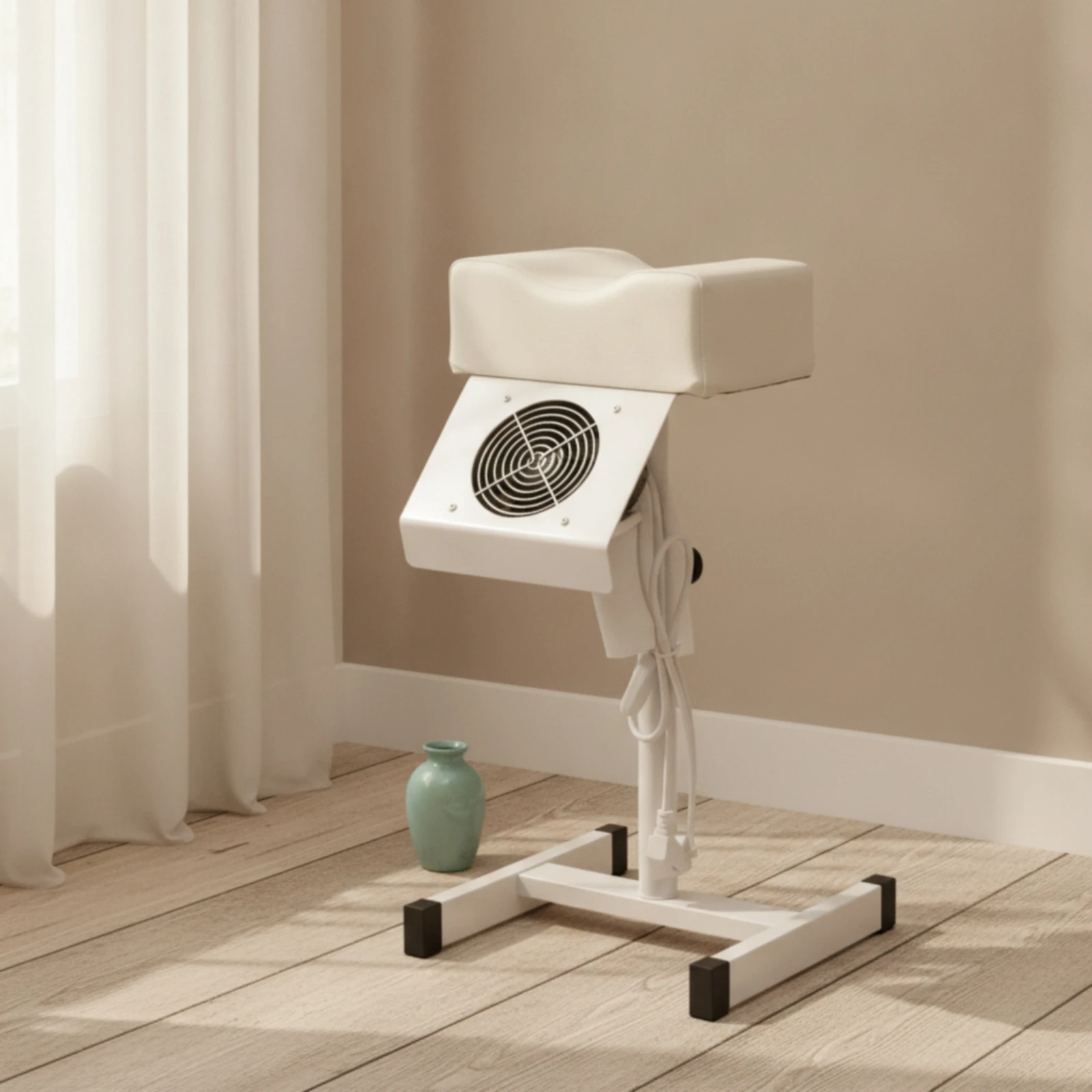 Pedicure Stool with Dust Extractor Fan Soft Pedicure Stool with Vacuum Furniture Easy to Clean for Pedicurists, Beauty Parlors