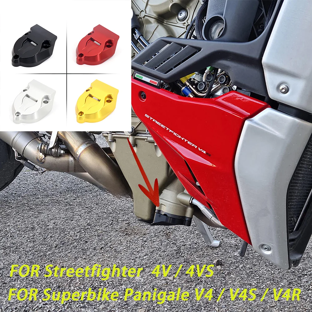 

For Ducati Superbike Panigale V4 V4S V4R 2018- Motorcycle Sump Guard Cover Accessories StreetfIghter 4V / 4S 2020 2021 2022