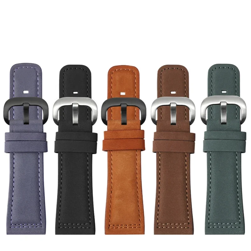 Genuine Leather Watch Band for sevenfriday men\'s watch strap Q203 M203 P1 P2 S2 M2 Q2 03 01 02 Brown blue cowhide 28mm