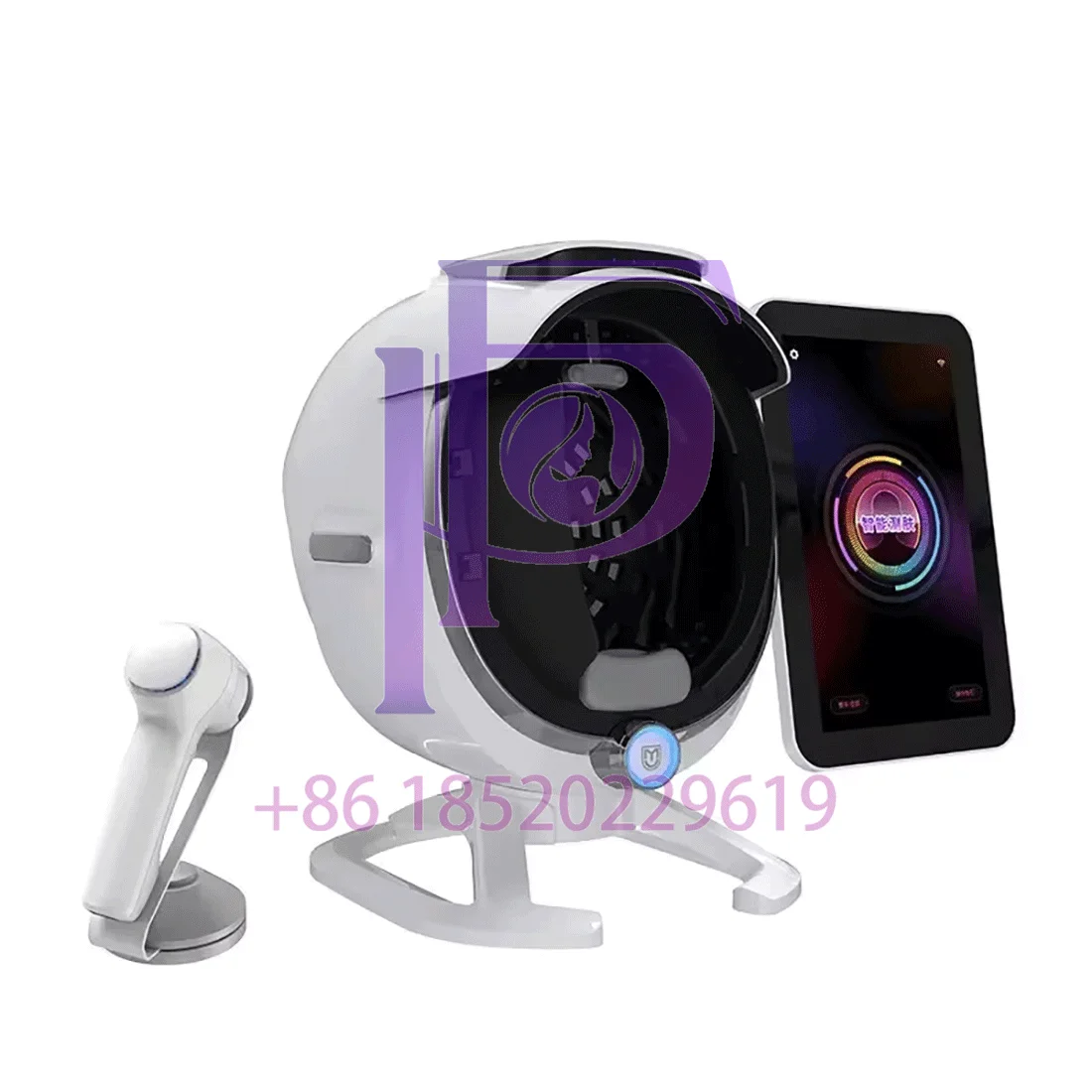 เครื่องวิเคราะห์ผิวหน้า 3 มิติ AI พร้อมระบบตรวจจับด้วยกล้องจุลทรรศน์ 36 ล้านพิกเซล HD เครื่องสแกนใบหน้า เครื่องวิเคราะห์สภาพผิว