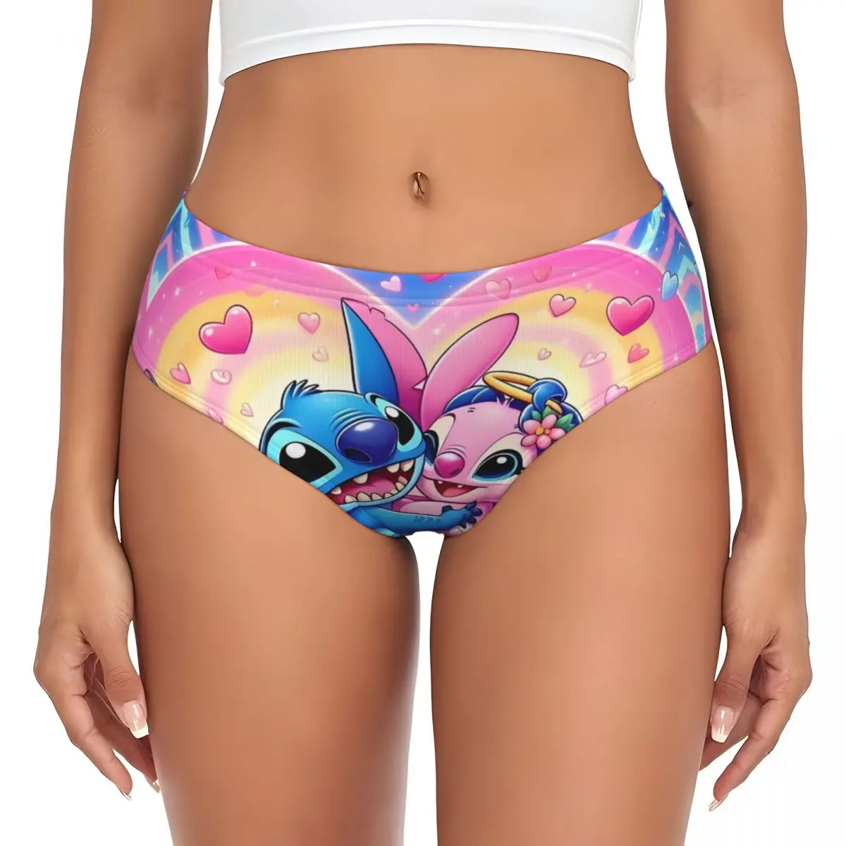 المرأة المخصصة غرزة الرسوم المتحركة أنيمي سراويل الراحة ملخصات الملابس الداخلية