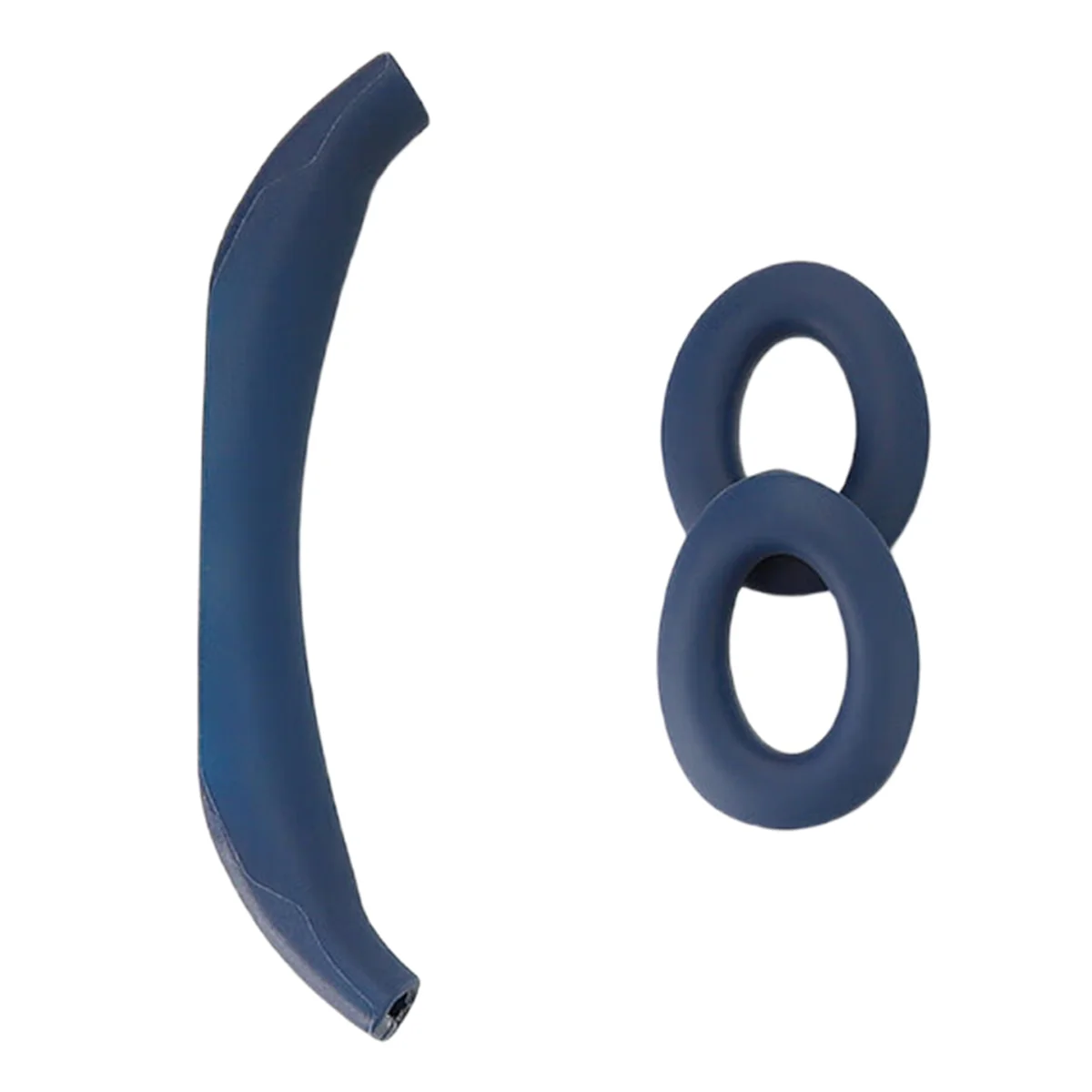 Ear Pads for Bose QC45/QC35/QC25/QC15 Earphone Silicone Protective Case Earmuff Headband Repair Parts Dark Blue