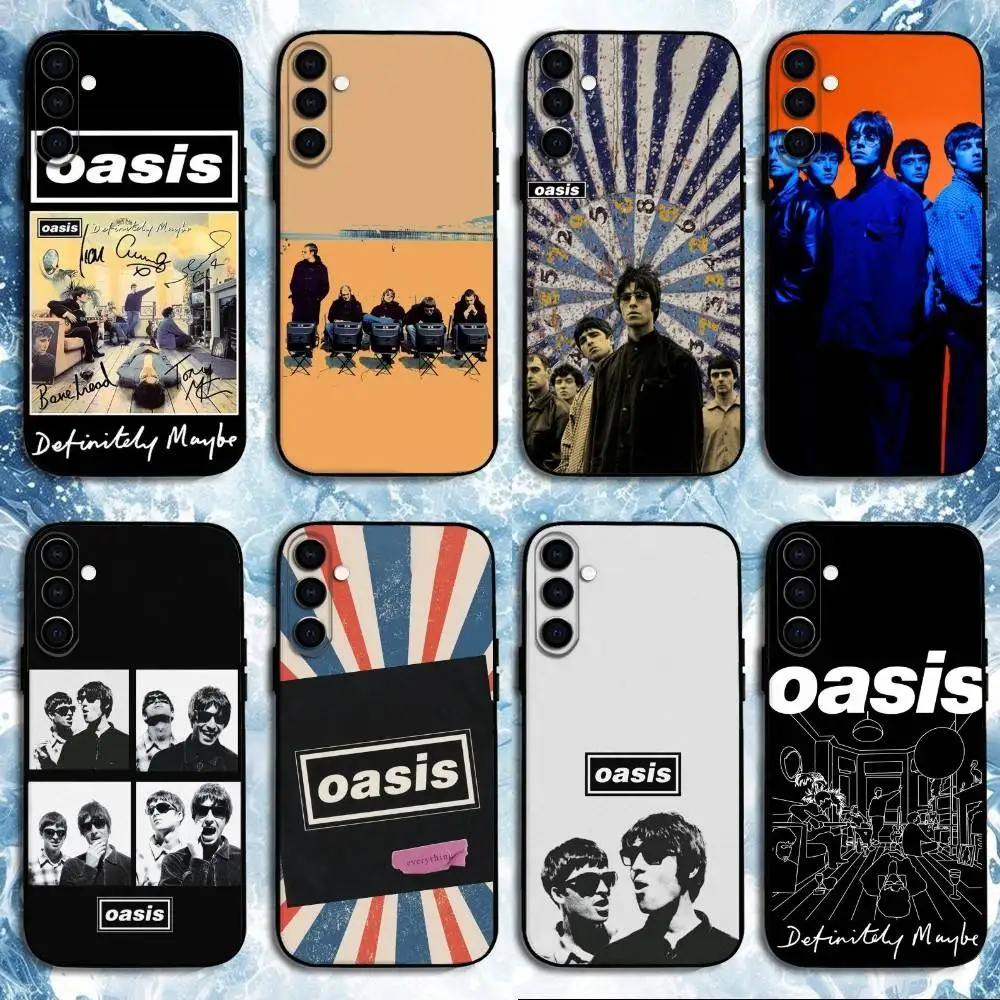 

Rock Band O-Oasis Phone Case For Samsung Galaxy A73,A72,A71,A70,A53,A52,A51,Others Soft Black Shell