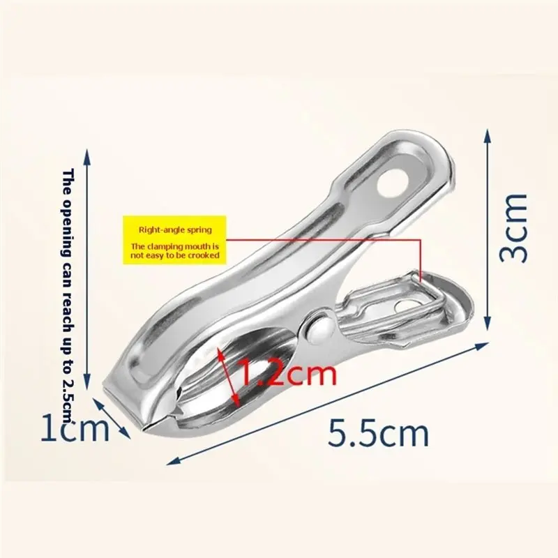 DT17 40 PCS Stainless Steel Greenhouse Clamps Rust Proof Garden Cover Clips Universal Tools for Shade Netting Pool Cover
