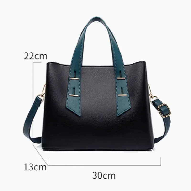 Fashion Commuter Women Bags Korean Simple Large-capacity Tote Bags Soft PU Handbags Light Luxury Shoulder Bag Crossbody Bag