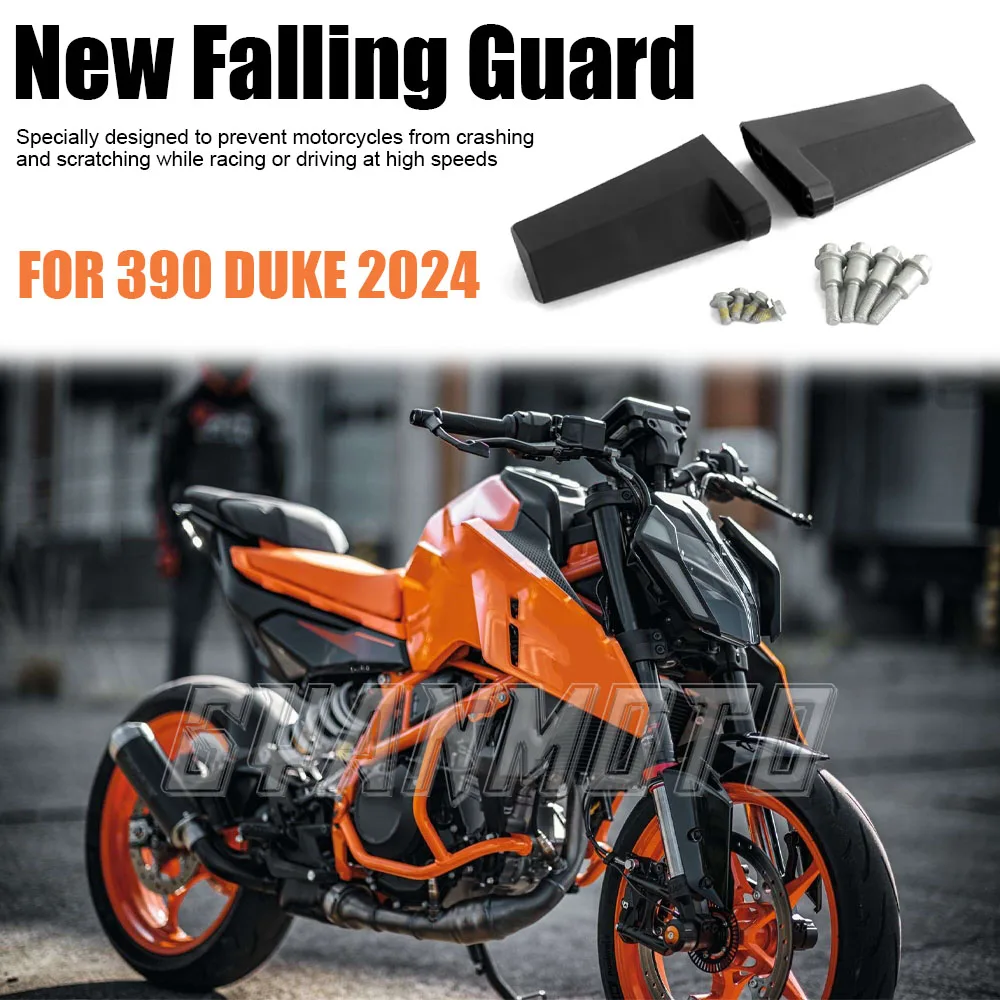 For 390 DUKE 390DUKE 390 Duke 390Duke 2024 New Motorcycle Frame Sliders Crash Protector Falling Protection Pad