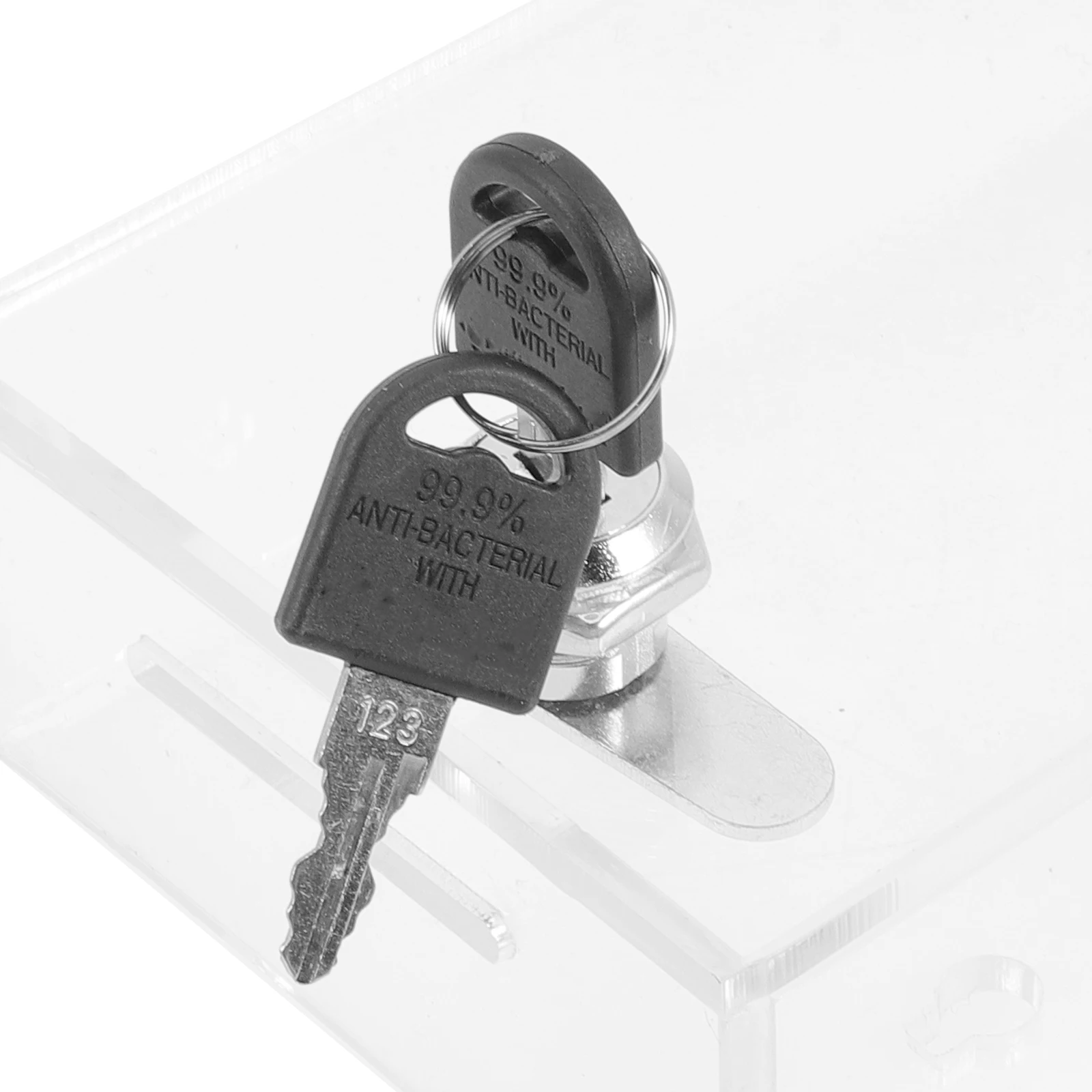 Strong Phone Locking Box Clear View Easy to Search Lightweight Practical Cell Phone Storage Container with Emergency Holes