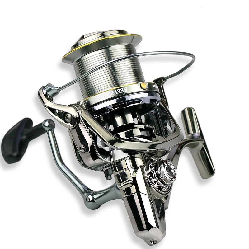 

Premium Full Metal Body TK9000/10000/12000 25kg Drag Metal Spool Guide Mechanism Sea Fishing Wheel Spinning Reel