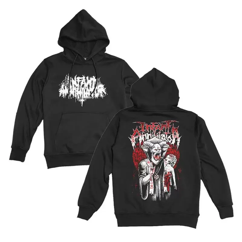 Harajuku Fashion Mens Hoodies Infant Annihilator Hoodies Heavy Metal Hoody Sweathirts Hip Hop Streetwear Hoodies