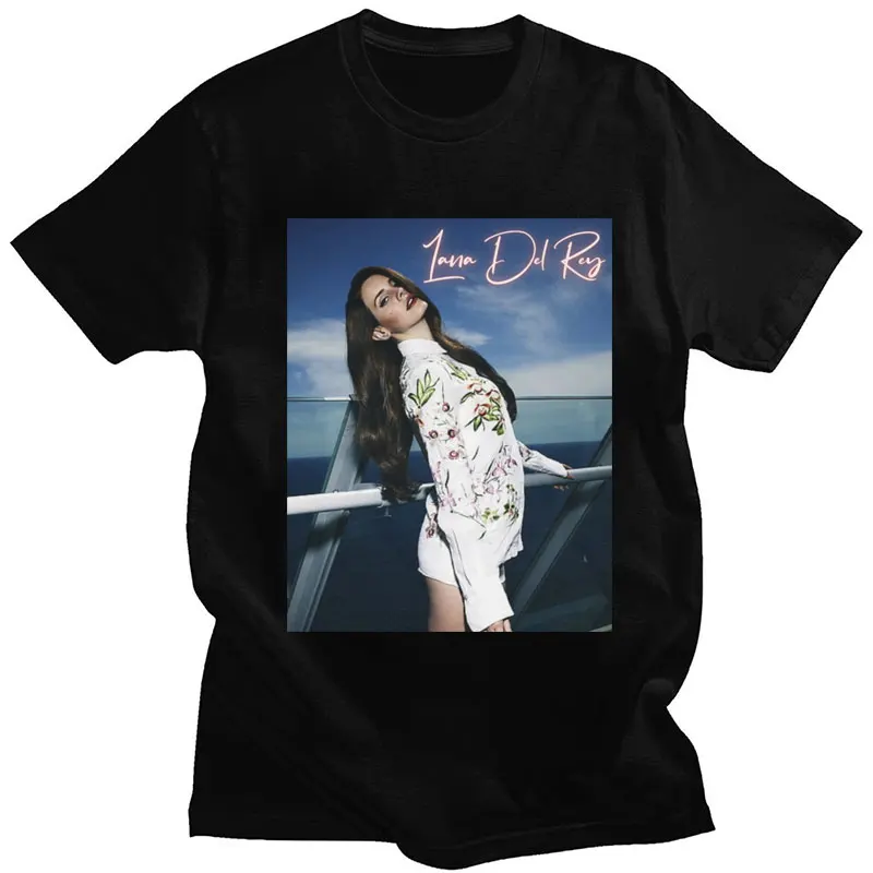 Limted Lana Del Rey T Shirts Vintage Fashion Style Tee Shirt Men Women Loose Cotton Casual Summer T-shirt Streetwear Fans Gifts