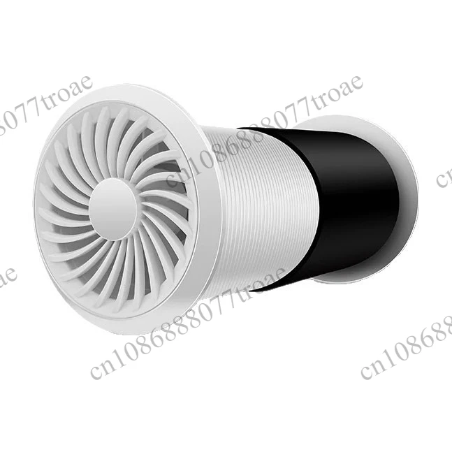 Wall-mounted fresh air ventilation fan, strong ductless ventilation system, household exhaust fan, exhaust fan