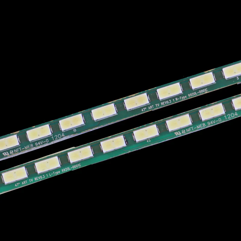 47 ART REV0.3 1 L-type R-type LED TV Backlight untuk Lg 47 Inci Strip