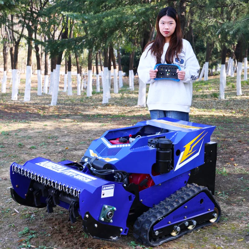 

Customized AIWEIYA Remote Mower 850W Brushless Motor High Speed Blade Time Saving