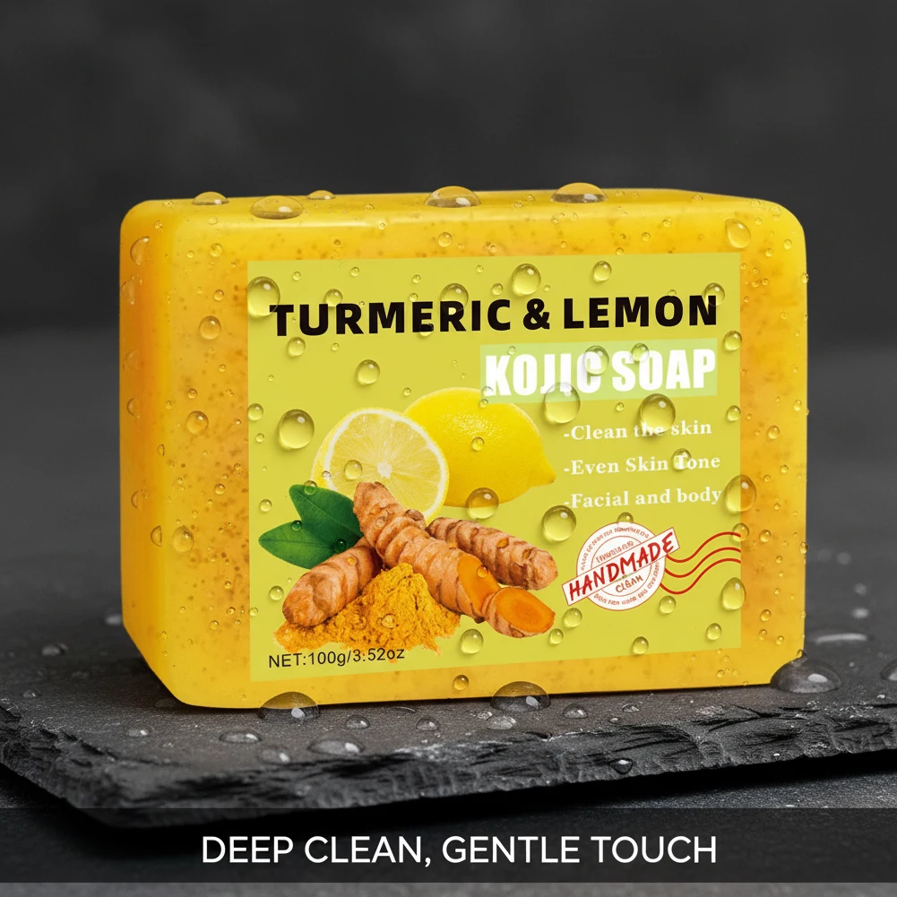 Turmeric Soap Face Cleansing Anti Acne Lightening Face Whitening Skin Remove Pimples Moisturizing Skin For All Skin Types 2026